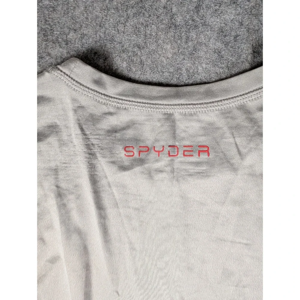 Spyder Kids Grey Long Sleeve Rash Guard H2O Sun Protection Performance Shirt L/G